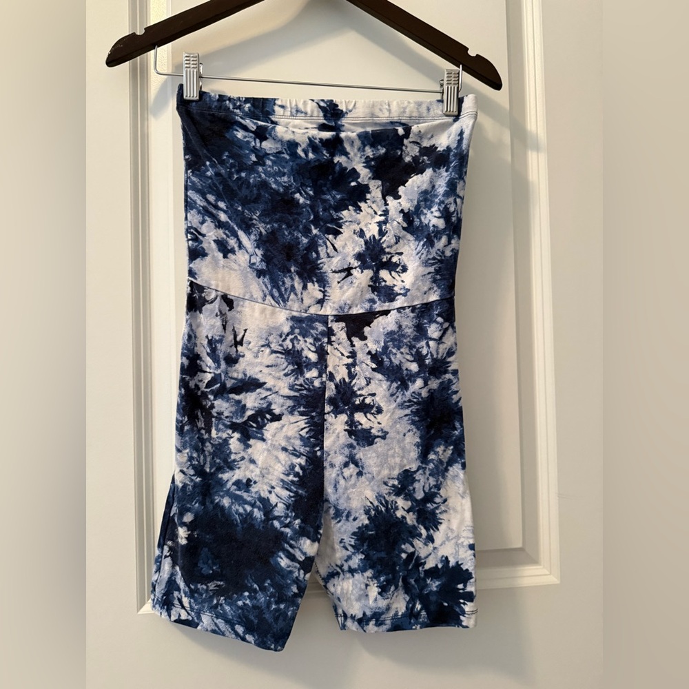 Blue Tie-Dye Women's Shorts